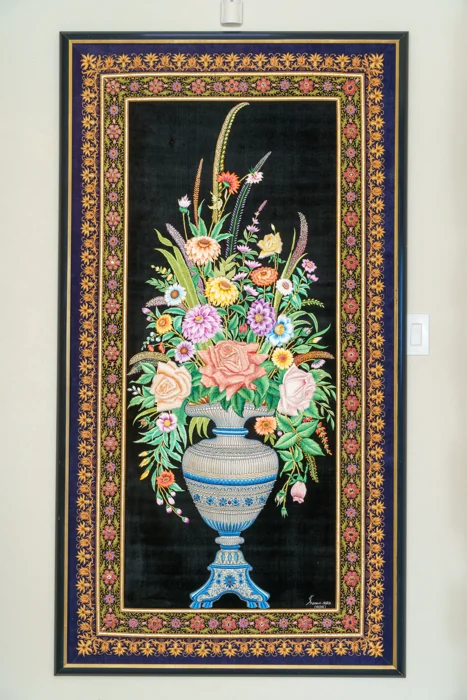 Indian Zardozi Embroidery by “Shams” (Sheikh Shamsuddin)