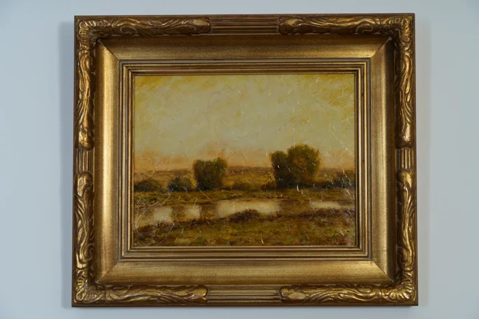 Four Landscape Paintings by E.H. Klink, Santa Fe, New Mexico.