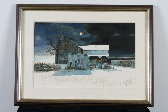 American Watercolor, c. 2003, “Harbinger”, by Peter Sculthorpe.