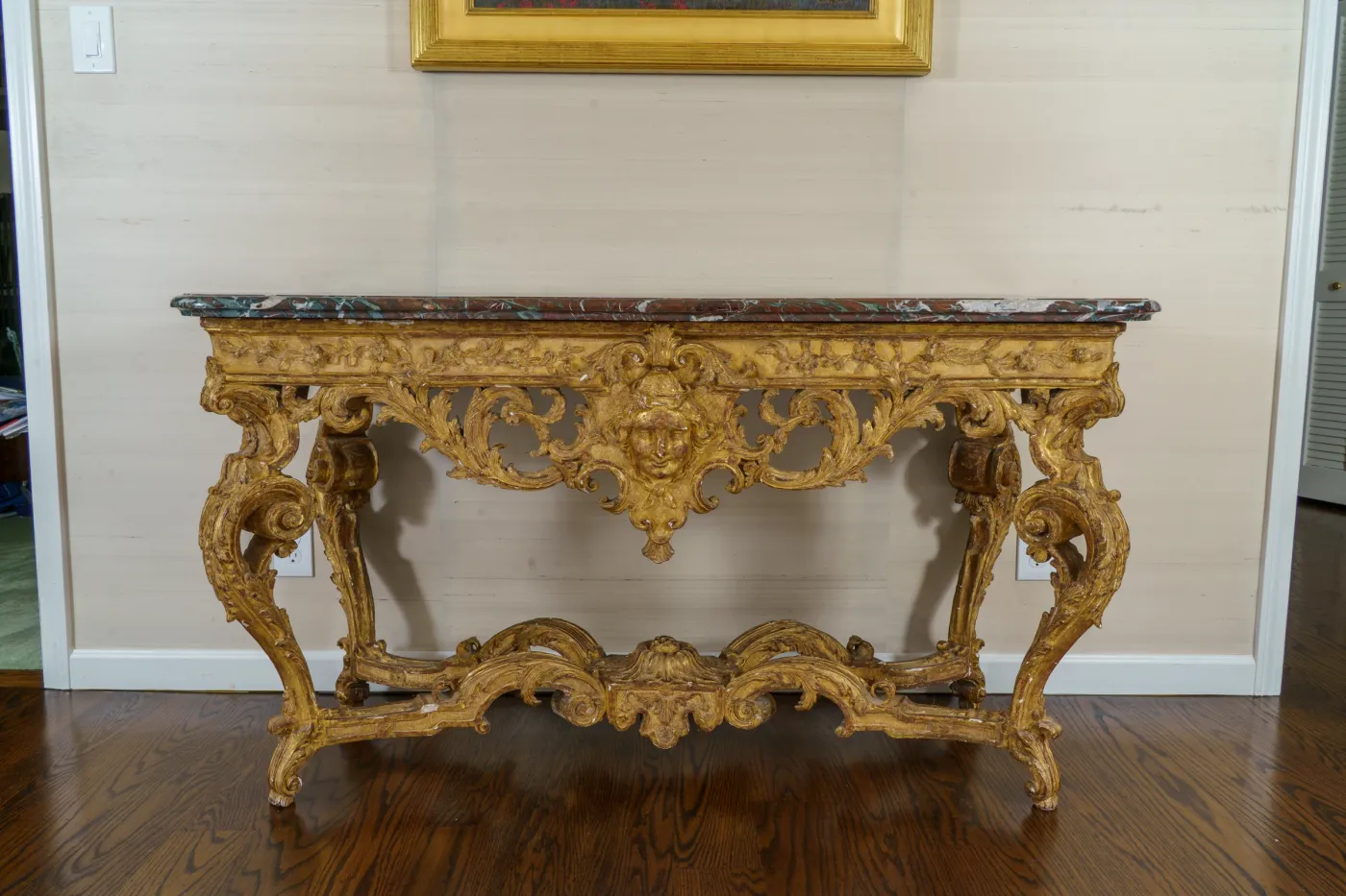 A French, Late 17th - early 18th c., Louis XIV Regence Console Table, photograph 1